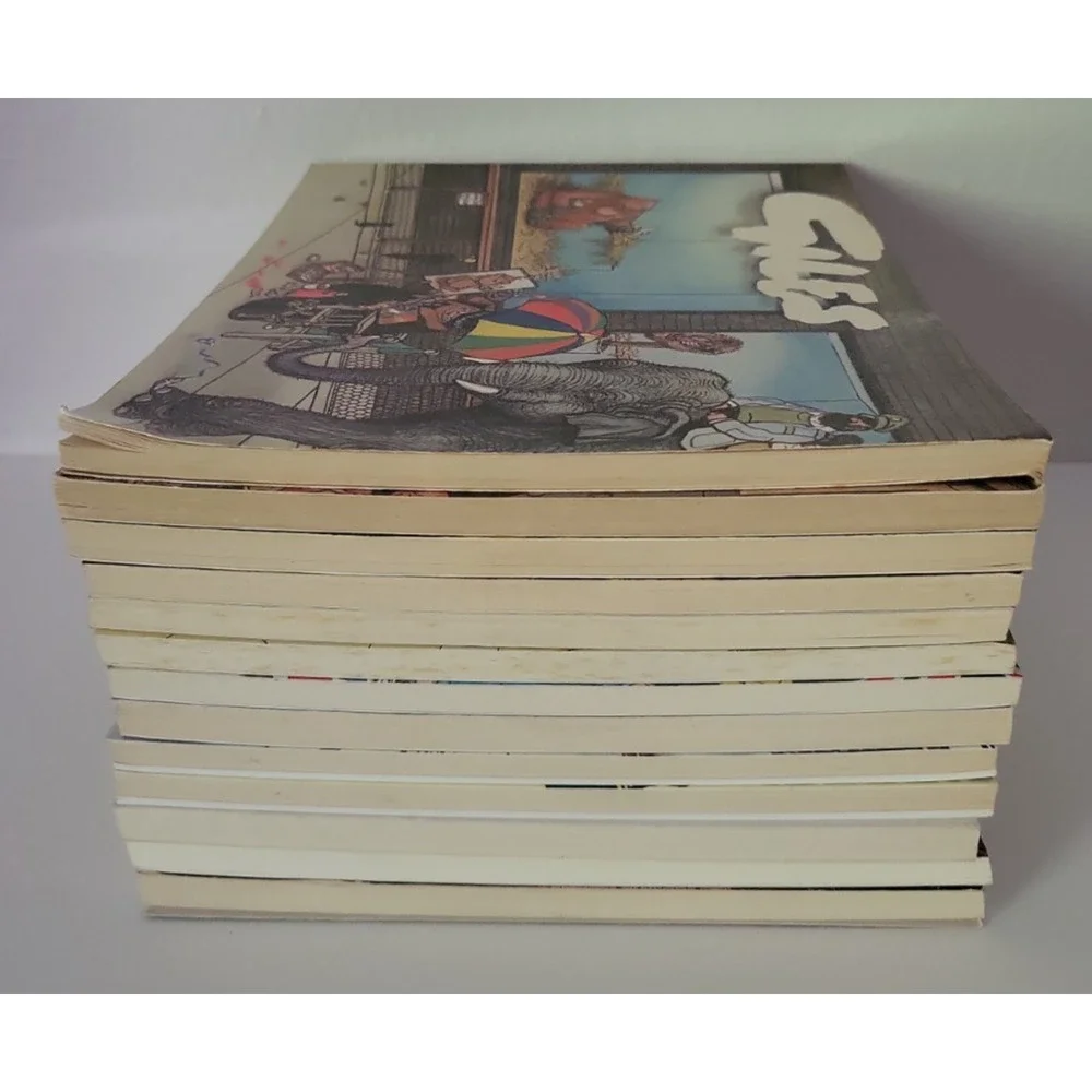 Lot of 13 VINTAGE GILES SUNDAY EXPRESS & DAILY EXPRESS CARTOONS 36TH-48TH SERIES